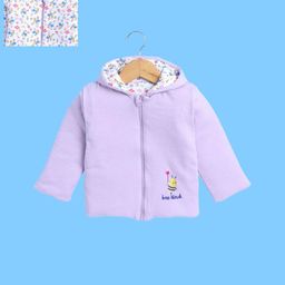 BUMZEE Girls Reversible Conversational Printed Padded Jacket-image-47