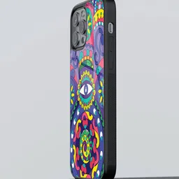 macmerise Quirky Printed iPhone 13 Pro Back Case Mobile Accessories-image-57