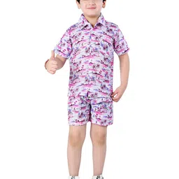 BAESD Boys Printed Shirt with Shorts-image-86