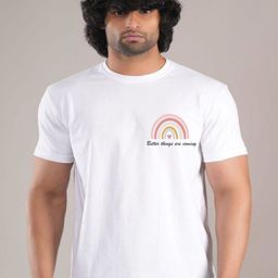 HESHA Men Typography Printed Round Neck Cotton Slim Fit T-shirt-picture-28