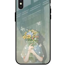 QRIOH Floral Printed iPhone X Back Case Mobile Accessories-image-66