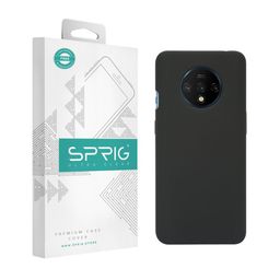 SPRIG Shock Proof Oneplus 7T Liquid Silicone Back Case-picture-58