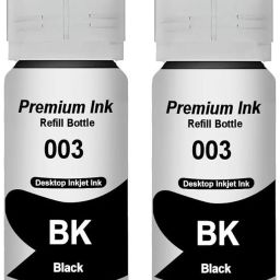 Gedi 001/003/008 Refill Ink for Epson L3110, L3150, L3210, L3215 Printer 4 Pieces Black Ink Bottle-image-101