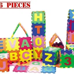 vasudeva Alphanumeric MAT Puzzle for Kids Learning Alphabet and Number Mat image 4