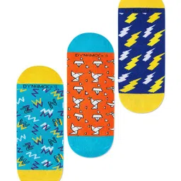 Dynamocks Pack Of 3 Patterned Anti-Microbial Shoe Liner image 2