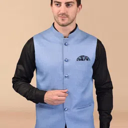 PRINTINDIA Men Mandarin Collar Nehru Jacket-picture-15