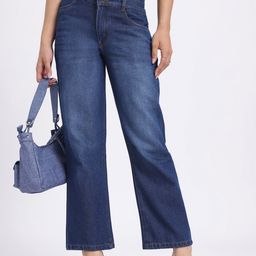 glitchez Women Asymmetric Closure Baggy Fit Jeans-image-62