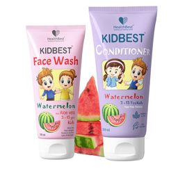 HealthBest Set Of 2 Kidbest Face Wash 100 ml With Conditioner 200 ml-image-45