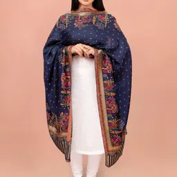 Kala Maison Ethnic Motifs Woven Design Modal Shawl-23