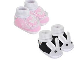NESKA MODA Pink Cotton Booties-image-88