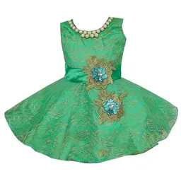BAESD Embellished Fit & Flare Dress-image-51