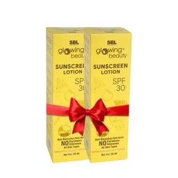 SBL Set Of 2 Glowing Beauty Sunscreen Lotion SPF 30 - 50 ml Each-15