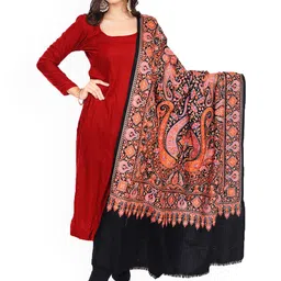 PASHMAL INDIA PRIVATE LIMITED Women Floral Woven Design Shawl-picture-34