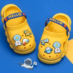 Yellow Bee Boys Printed Clogs Flops-23
