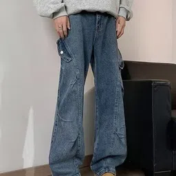 KPOP Men Urban Slim Slim Fit Trousers-image-90