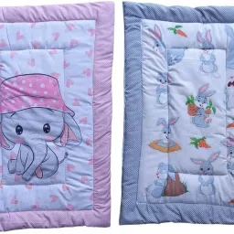Mattress New Born Baby Bed |Godari | Sleeping Mattress Unique Design set of 2-20