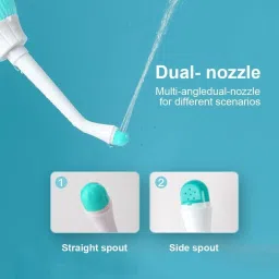 Portable bidet, Jet Spray for Toilet | Retractable, 2 angled Nozzles ND38 Manual Bidets-image-63