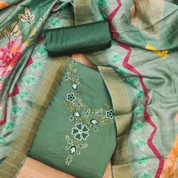 DIVASTRI Embroidered Unstitched Dress Material-image-77
