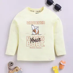Happy Faces Kids Girls Snoopy Printed Pure Cotton T-Shirt-image-75