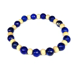 Divine souvenirs Unisex Artificial Beaded Elasticated Bracelet-13