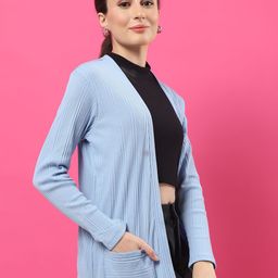 Metronaut Women Longline Shrug-34