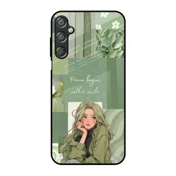 QRIOH Floral Printed Samsung Galaxy M15 5G Silicone Back Case-picture-40