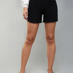 DOLCE CRUDO Women High-Rise Denim Denim Shorts-picture-23