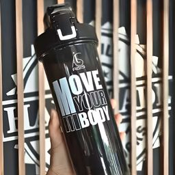 AGIS Black & White Typography Printed Sipper With Straw-800 ml-image-3