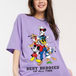 RAYACLOSET Women Printed Extended Sleeves T-shirt-image-69