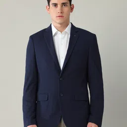 Arrow Notched Lapel Collar Single Breasted Slim-Fit Formal Blazers-picture-48