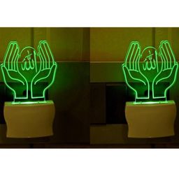 SOMIL Set of 2 Green Glass Cylinder Wall Lamps-image-67