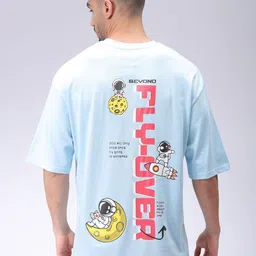 The Indian Garage Co Men Typography Printed Applique T-shirt-image-87