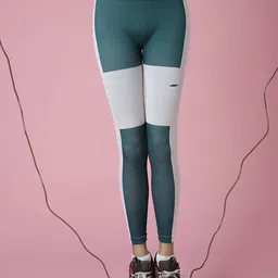 FEIER Women Colourblocked High-Rise Ankle-Length Training or Gym Tights-picture-29