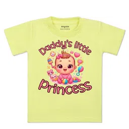 Arvesa Kids Printed V-Neck Applique T-shirt-picture-12