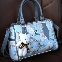 ROYAL CHAALS Brand Logo Printed Crossbody Handheld bag-48