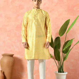7 GEN Men Embellished Sequinned Kurta-picture-20