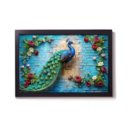 RANDOM Green & Blue Abstract Wall Paintings-image-72