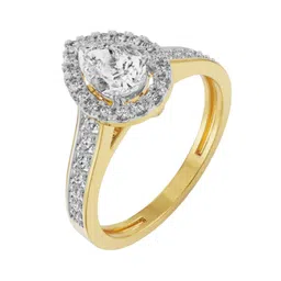 Emori Perky Pear Diamond Ring-image-30