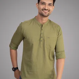 D Finish Men Thread Work Kurta-picture-17