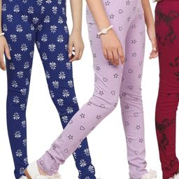 Tik Tok WEARS Girls Multi Churidar Length Leggings-picture-4