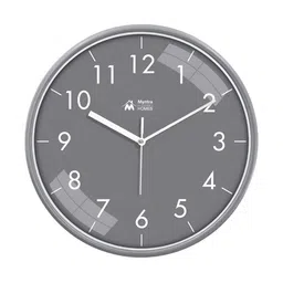 Myntra Elegant Homes Grey Printed Silent Analogue Contemporary Wall Clock-10