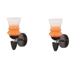 SOMIL Orange Glass Cylinder Wall Lamps-image-89