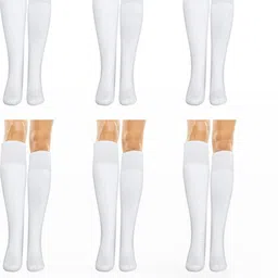 MUKHAKSH Unisex White Socks-image-22