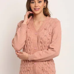 Global Republic Women Cable Knit Cardigan-image-12