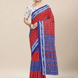 JAINICA Floral Pure Cotton Saree-picture-25