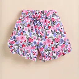 Biskid Blue Cotton Shorts-picture-40
