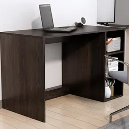HEXA RED Brown Engineered Wood Study Table For Work From Home Students & Computer Table image 4