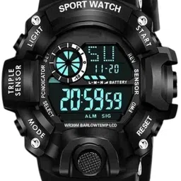 Hala Men Solid Round Tang Regular Digital Watch image 2