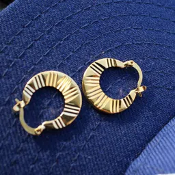FIMBUL Circular Drop Earrings-0