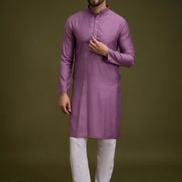 Anouk Men Geometric Embroidered Thread Work Kurta-6